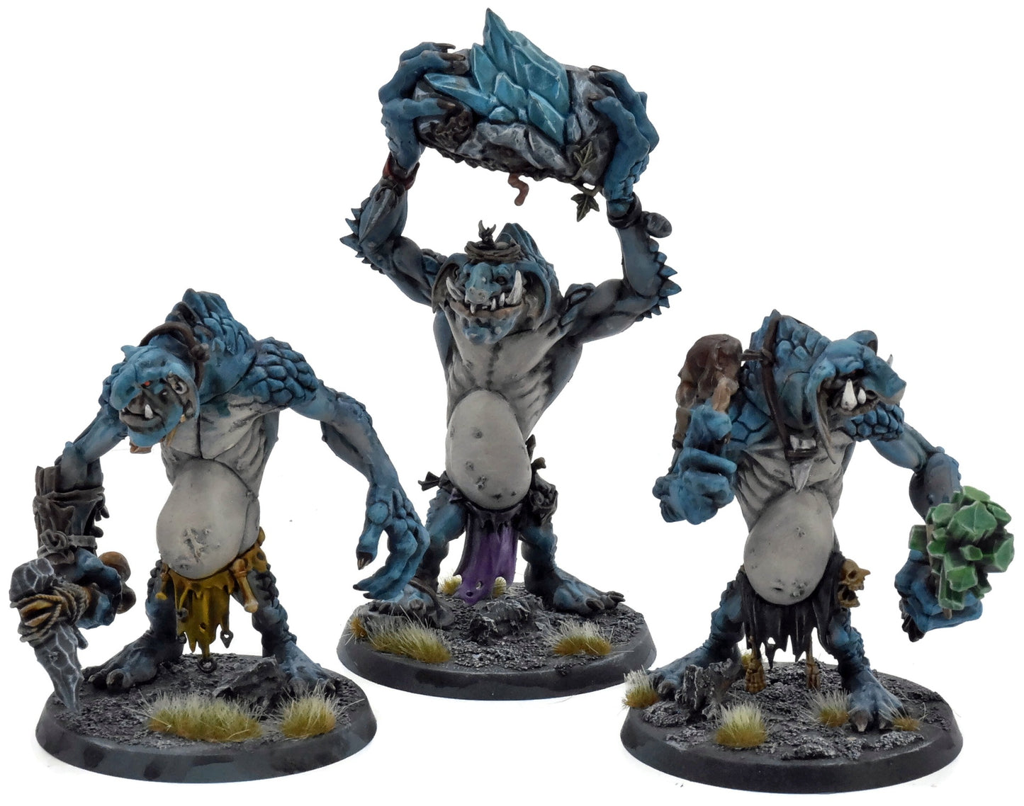 GLOOMSPITE GITZ 3 Rockgut Troggoths #3 WELL PAINTED Warhammer Sigmar