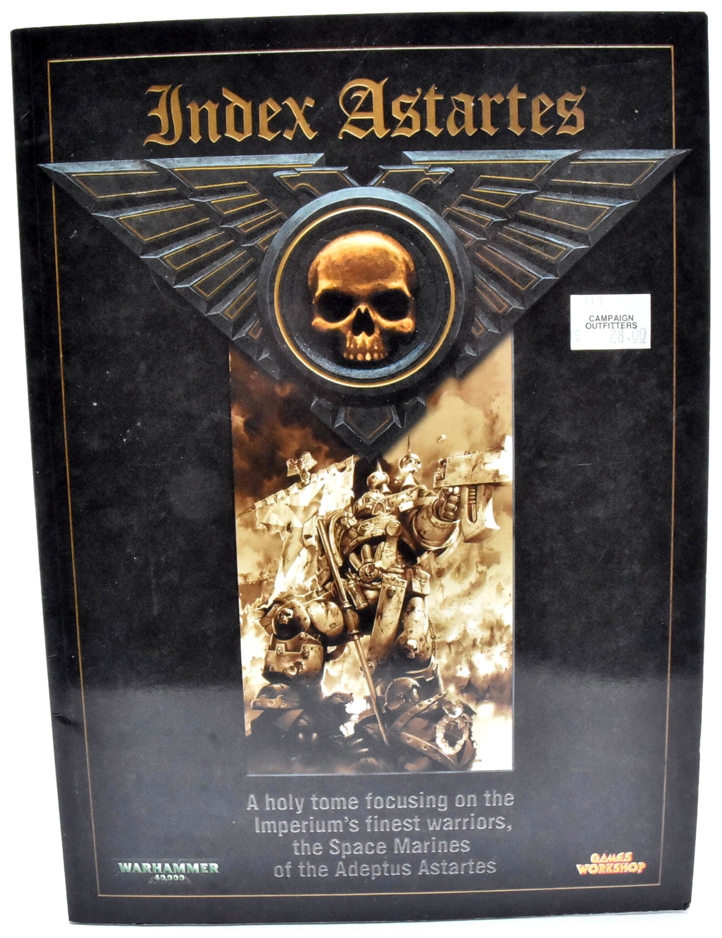 WARHAMMER Warhammer 40K Index Astartes USED GOOD Condition