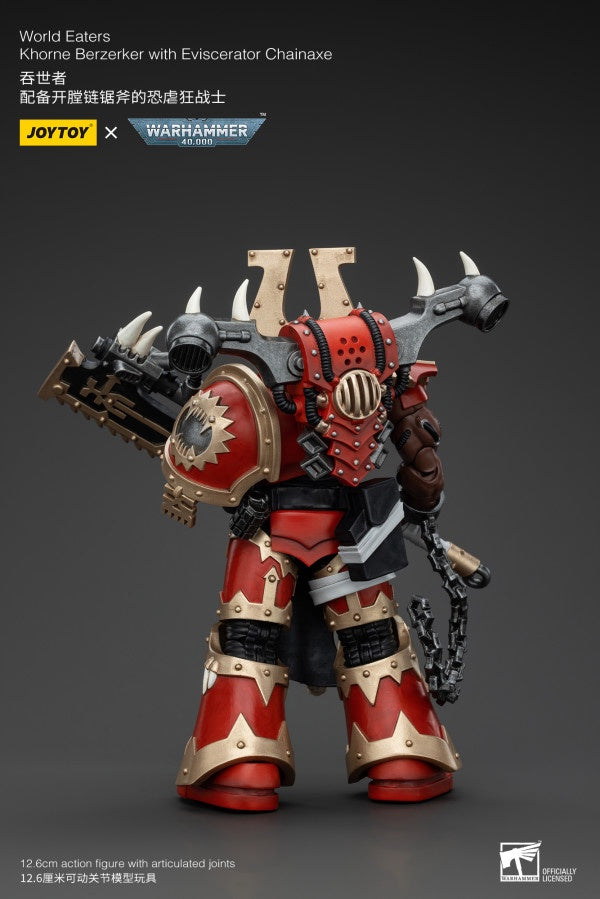 Khorne Berzerker with Eviscerator Chainaxe World Eaters Joy Toy