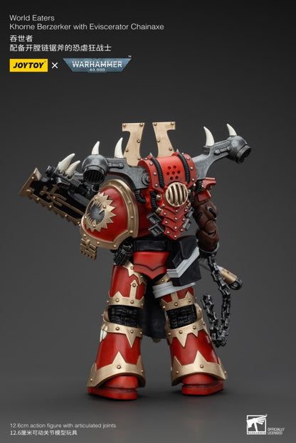 Khorne Berzerker with Eviscerator Chainaxe World Eaters Joy Toy