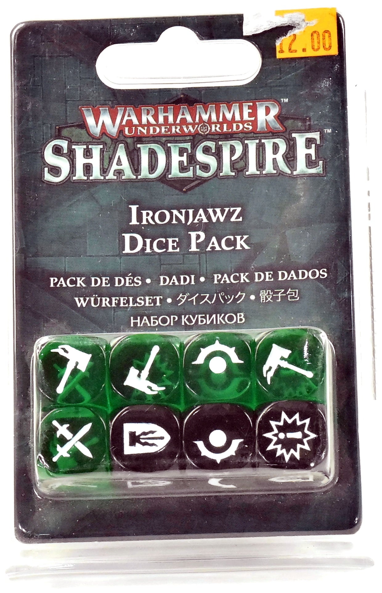 UNDERWORLDS Shadespire Ironjawz Dice Pack NEW Sigmar