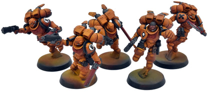 SPACE MARINES 5 Jump Pack Intercessors #1 WELL PAINTED Warhammer 40K