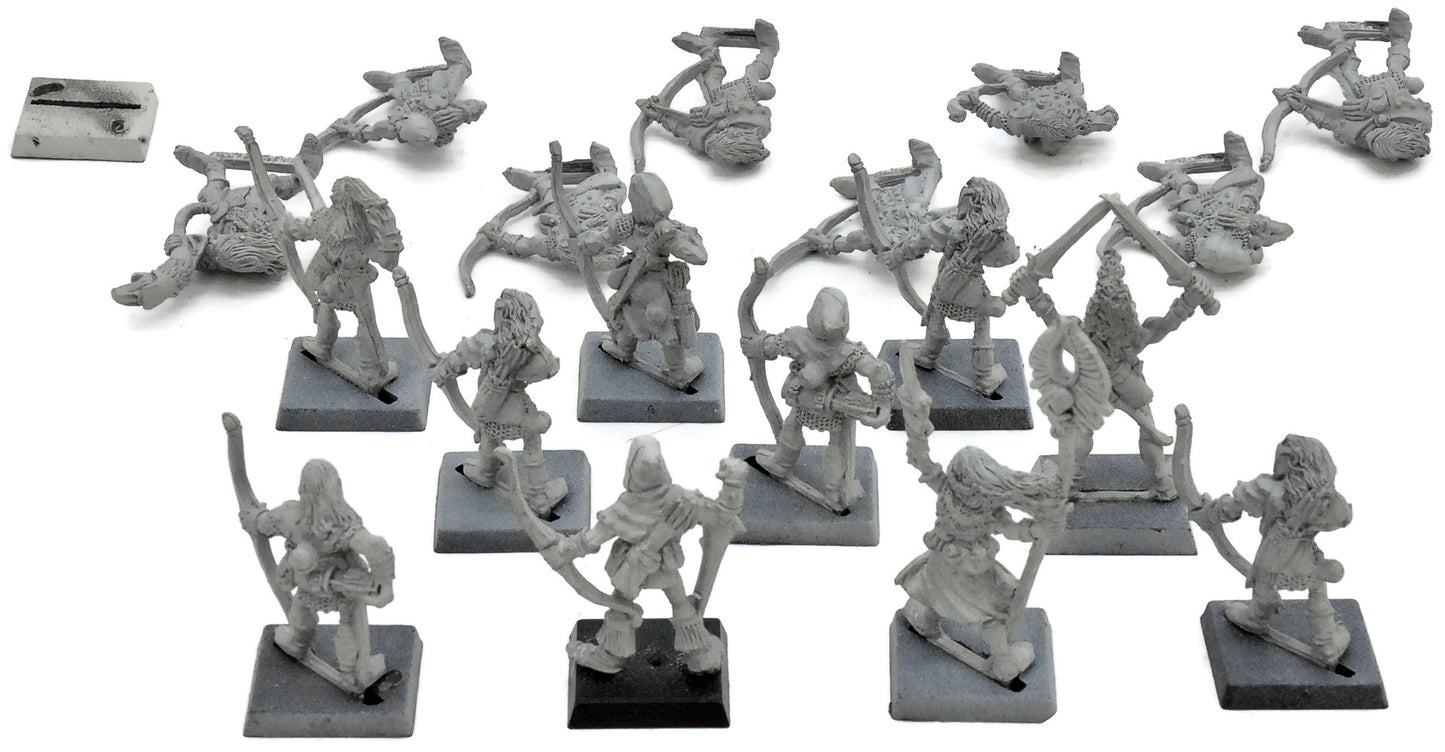 WOOD ELVES 18 Skarloc'S Wood Elf Archers #1 METAL Fantasy miissing base