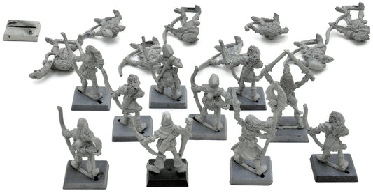WOOD ELVES 18 Skarloc'S Wood Elf Archers #1 METAL Fantasy miissing base