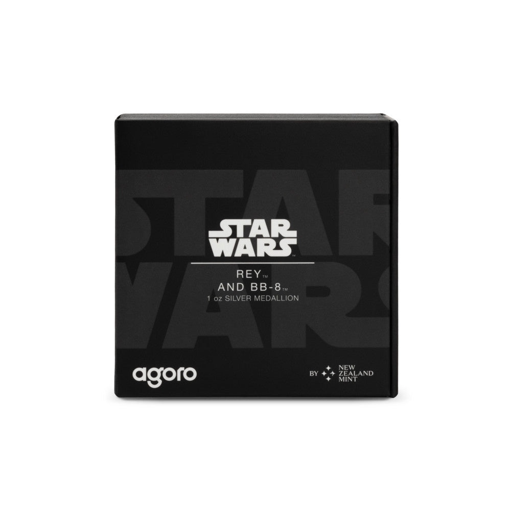 Star Wars™ Rey™ and BB-8™ 1oz Silver Collectible