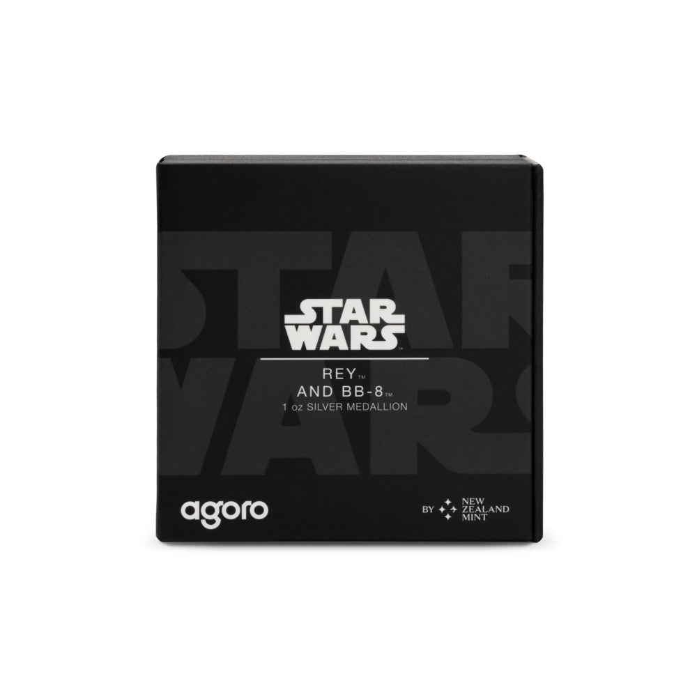 Star Wars™ Rey™ and BB-8™ 1oz Silver Collectible