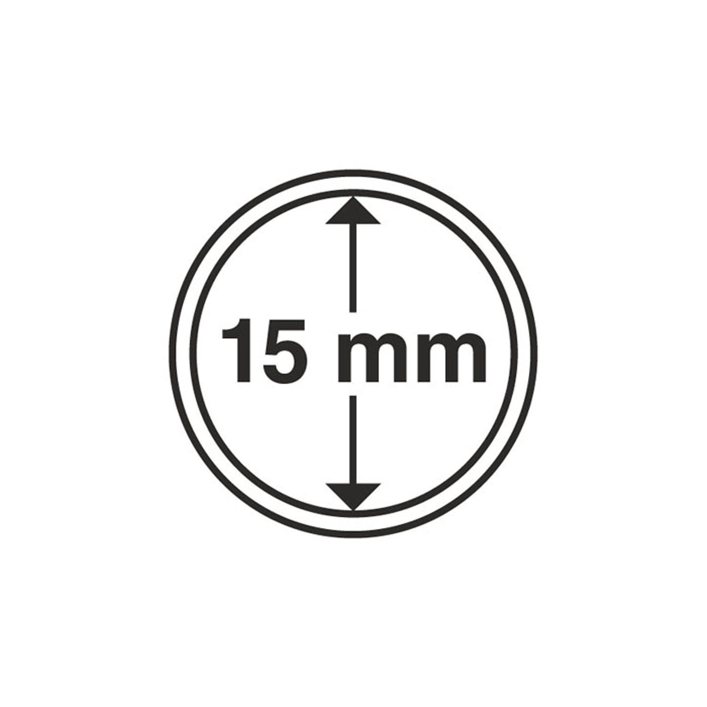 Coin Capsules Inner Diameter 15 MM