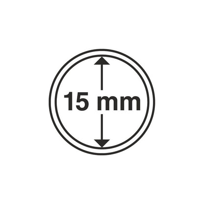 Coin Capsules Inner Diameter 15 MM