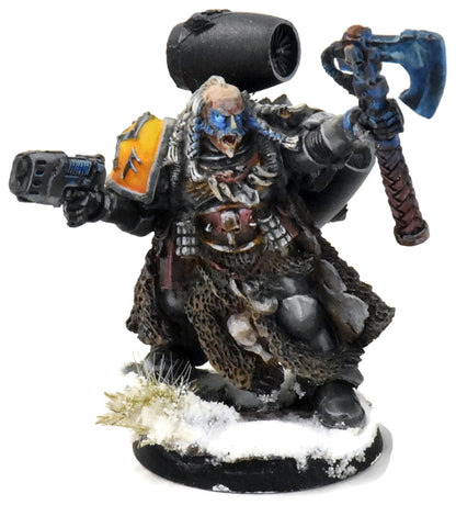 SPACE WOLVES Rune Priest #1 WELL PAINTED Warhammer 40K