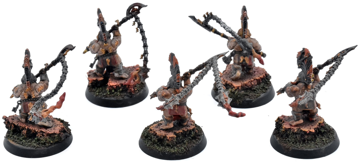 FYRESLAYERS 5 Hearthguard Berzerkers #5 WELL PAINTED Warhammer Sigmar