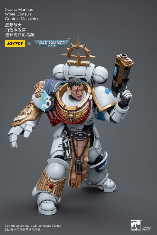 White Consuls Captain Messinius Space Marines Joy Toy
