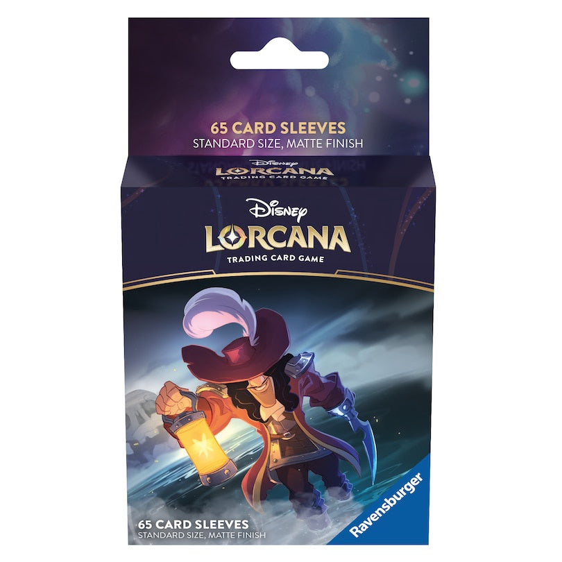 Disney Lorcana Card Sleeves - Captain Hook (65-Pack)