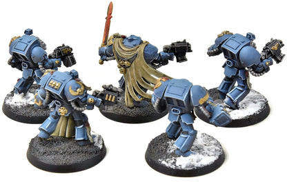 SPACE MARINES 5 Terminators #1 Space Hulk WELL PAINTED Warhammer 40K