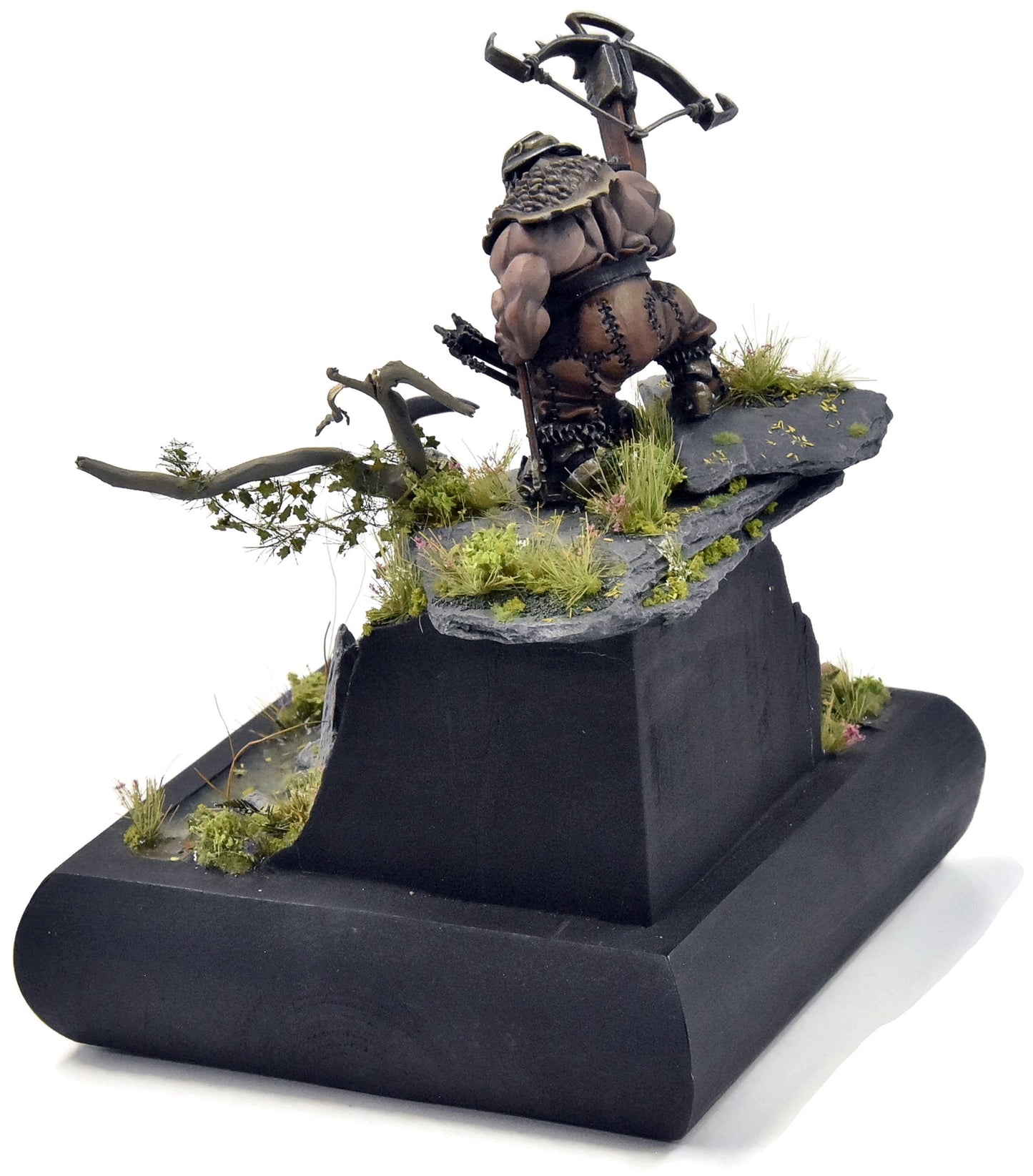 OGOR MAWTRIBES Ogor Hunter Maneater Beastmen Diorama PRO PAINTED