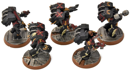 BLOOD ANGELS 5 Death Company With Jump Pack #12 WELL PAINTED Warhammer 40K