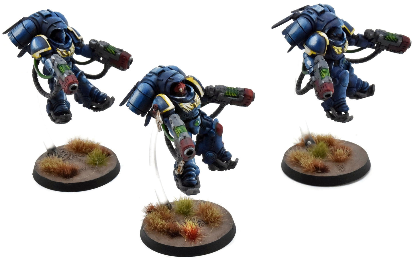 SPACE MARINES 3 Primaris Inceptors #1 WELL PAINTED Warhammer 40K