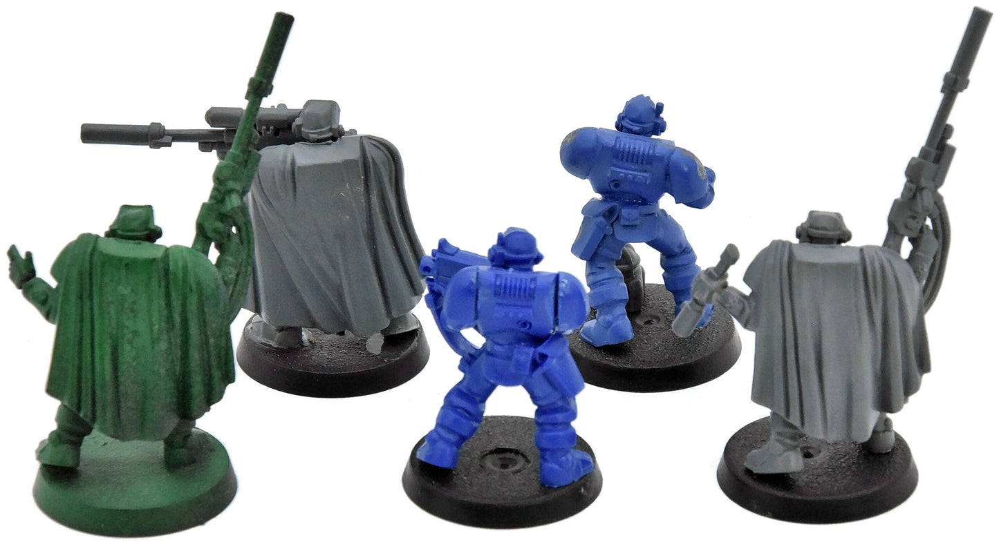 SPACE MARINES 5 Scouts with Sniper Rifles #6 Warhammer 40K