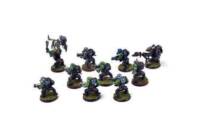 ORKS 10 Orks Boyz #3 WELL PAINTED 40K