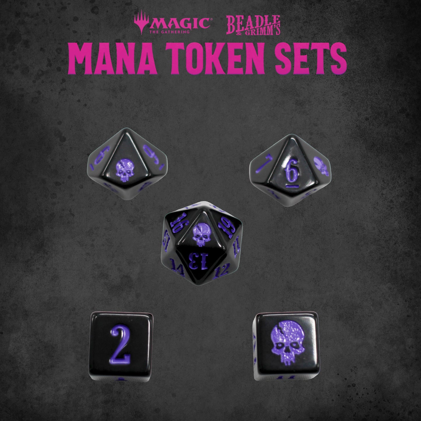 Beadle & Grimms Mtg Mana Token Set Black