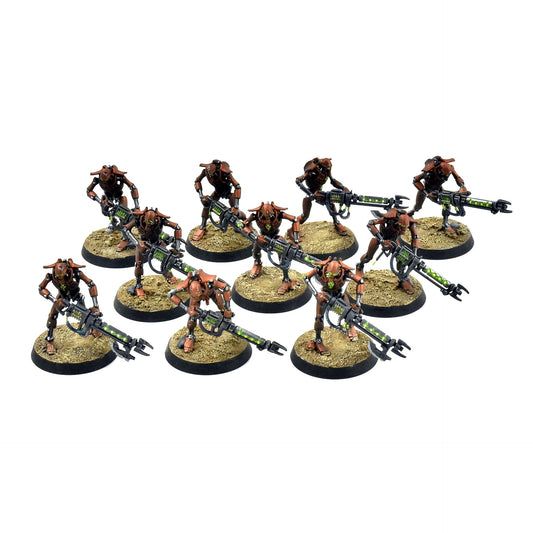 NECRONS 10 Warriors #2 WELL PAINTED Warhammer 40K 3664