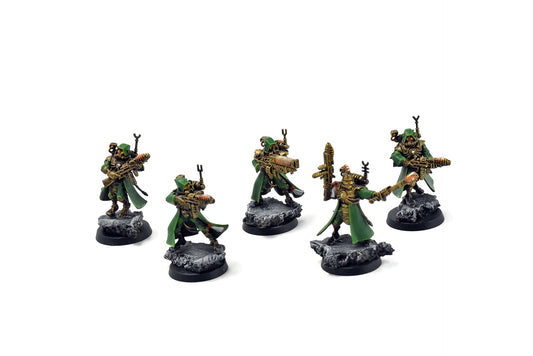 ADEPTUS MECHANICUS 5 Skitarii Vanguard #14 WELL PAINTED Warhammer 40k