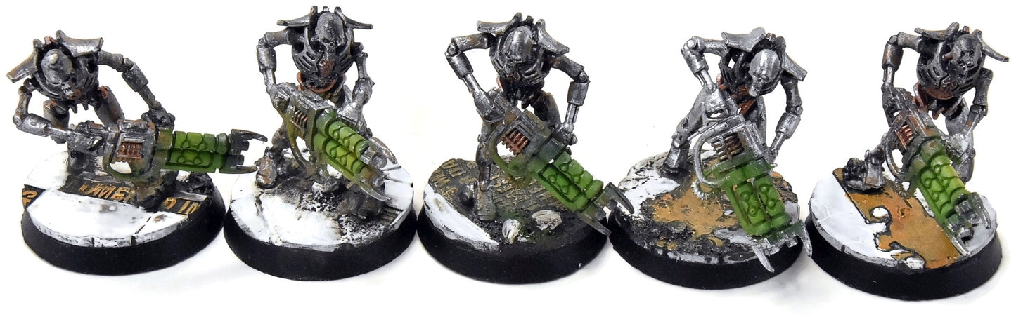 NECRONS 10 Necron Warriors #2 WELL PAINTED Warhammer 40K 4925