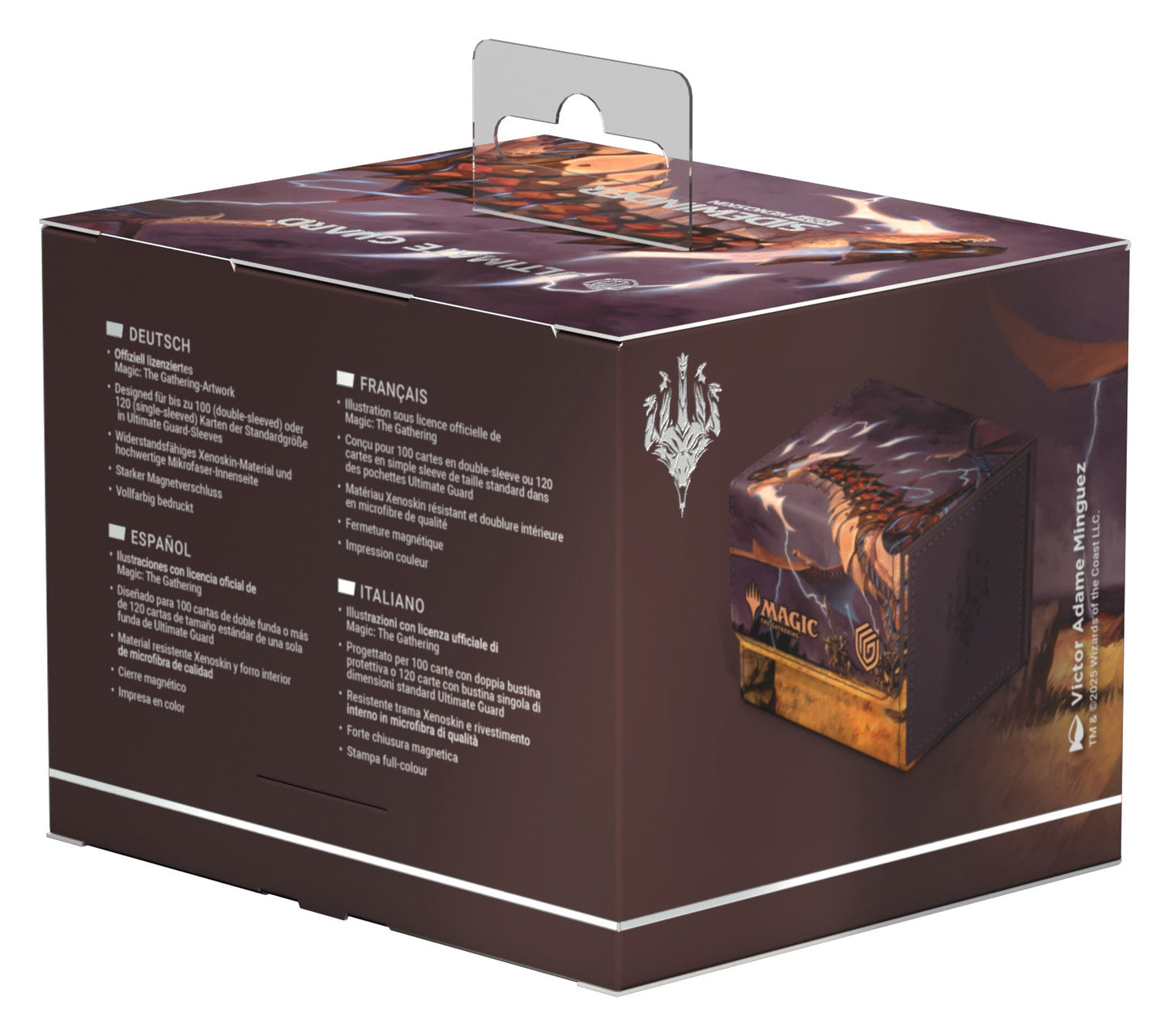 Étui de protection ultime Sidewinder pour plus de 100 cartes Xenoskin MTG Tarkir Dragonstorm V7
