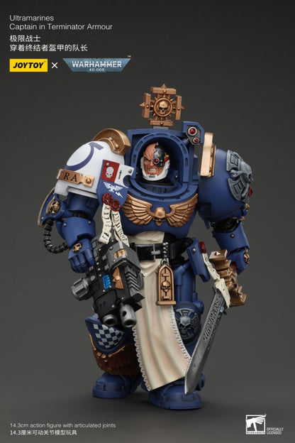 Capitaine en armure Terminator Ultramarines Joy Toy
