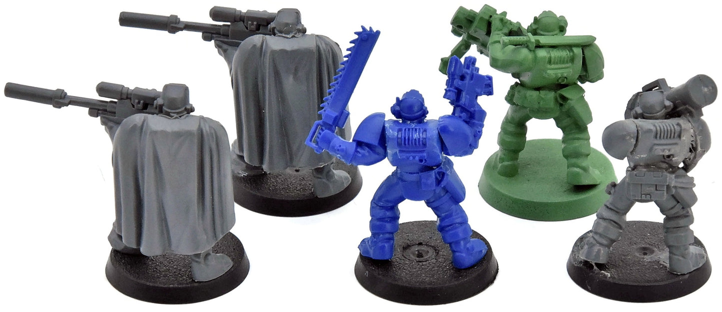 SPACE MARINES 5 Scouts with Sniper Rifles #3 Warhammer 40K