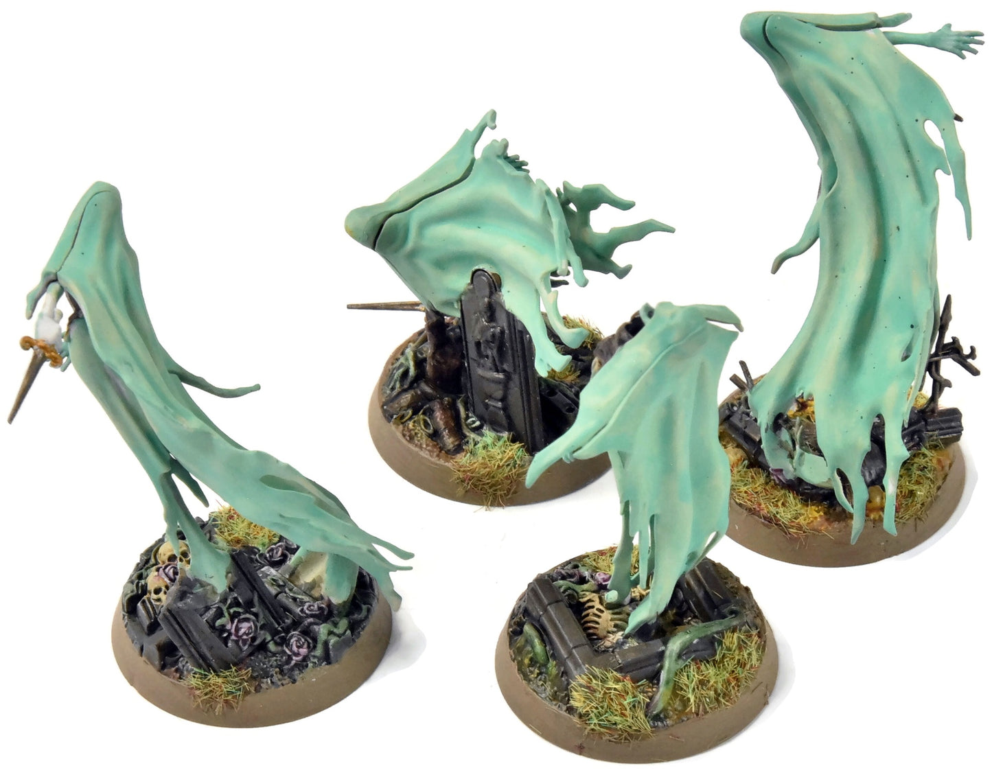 NIGHTHAUNT 4 Myrmourn Banshees #1 WELL PAINTED Warhammer Sigmar