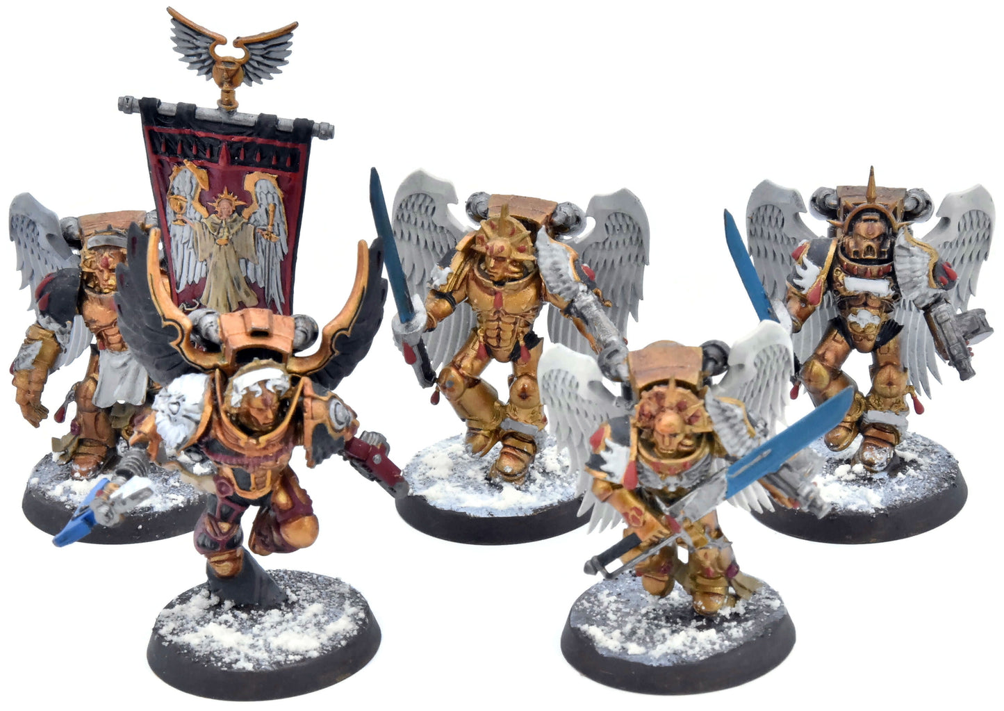 BLOOD ANGELS 5 Sanguinary Guards #2 Warhammer 40K 6192