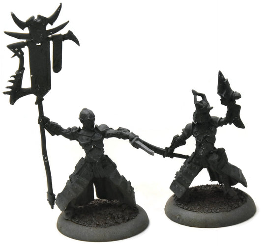 HORDES Venator Reivers Oficer & Standard #1 METAL skorne