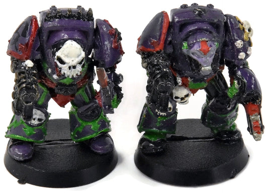 CHAOS SPACE MARINE 2 Slaanesh Terminator #4 METAL Warhammer 40K