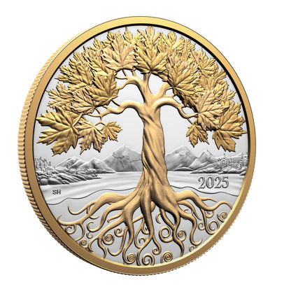 $50 5 oz Fine Silver Coin - Maple Tree Of Life 2025 (250584)
