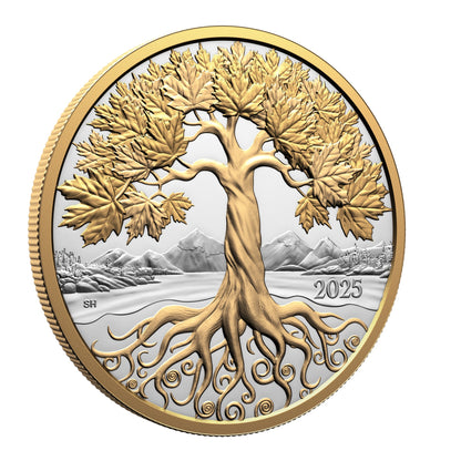 $50 Fine Silver Coin - Maple Tree Of Life 2025