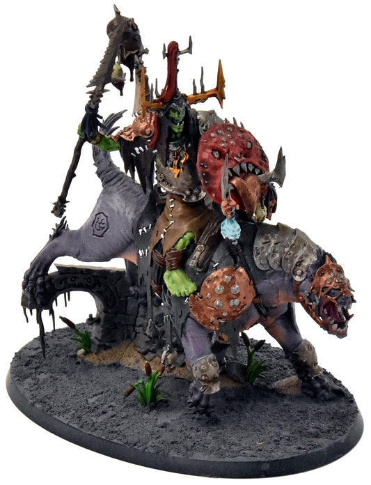 ORRUK WARCLANS Killaboss on Great Gnashtoof #1 WELL PAINTED Sigmar