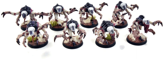 TYRANIDS 8 Genestealer Brood #1 WELL PAINTED Warhammer 40K