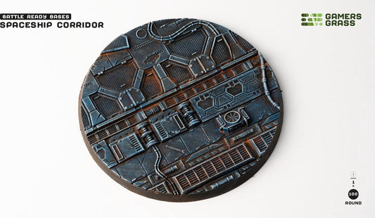 Spaceship Corridor Bases Round 100mm (x1)