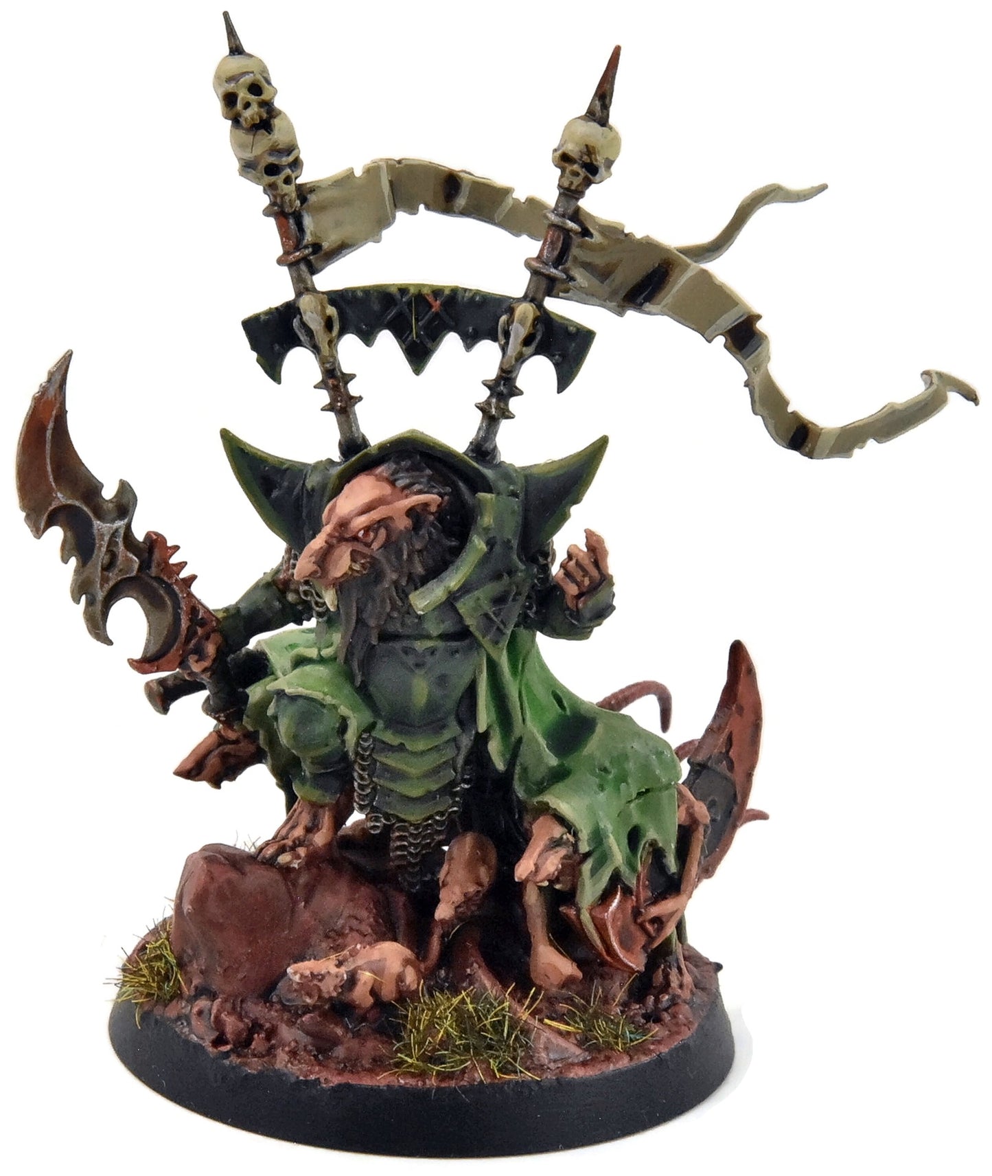 SKAVEN Krittok Foulblade Sigmar PRO PAINTED Warhammer Sigmar