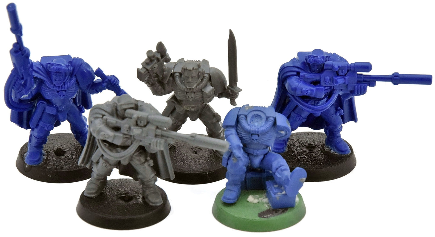 SPACE MARINES 5 Scouts with Sniper Rifles #8 Warhammer 40K