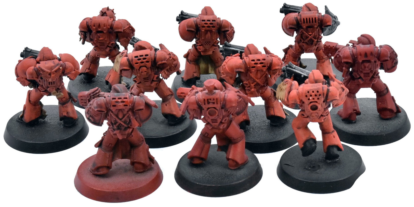 BLOOD ANGELS 10 Tactical Marines #4 Warhammer 40K