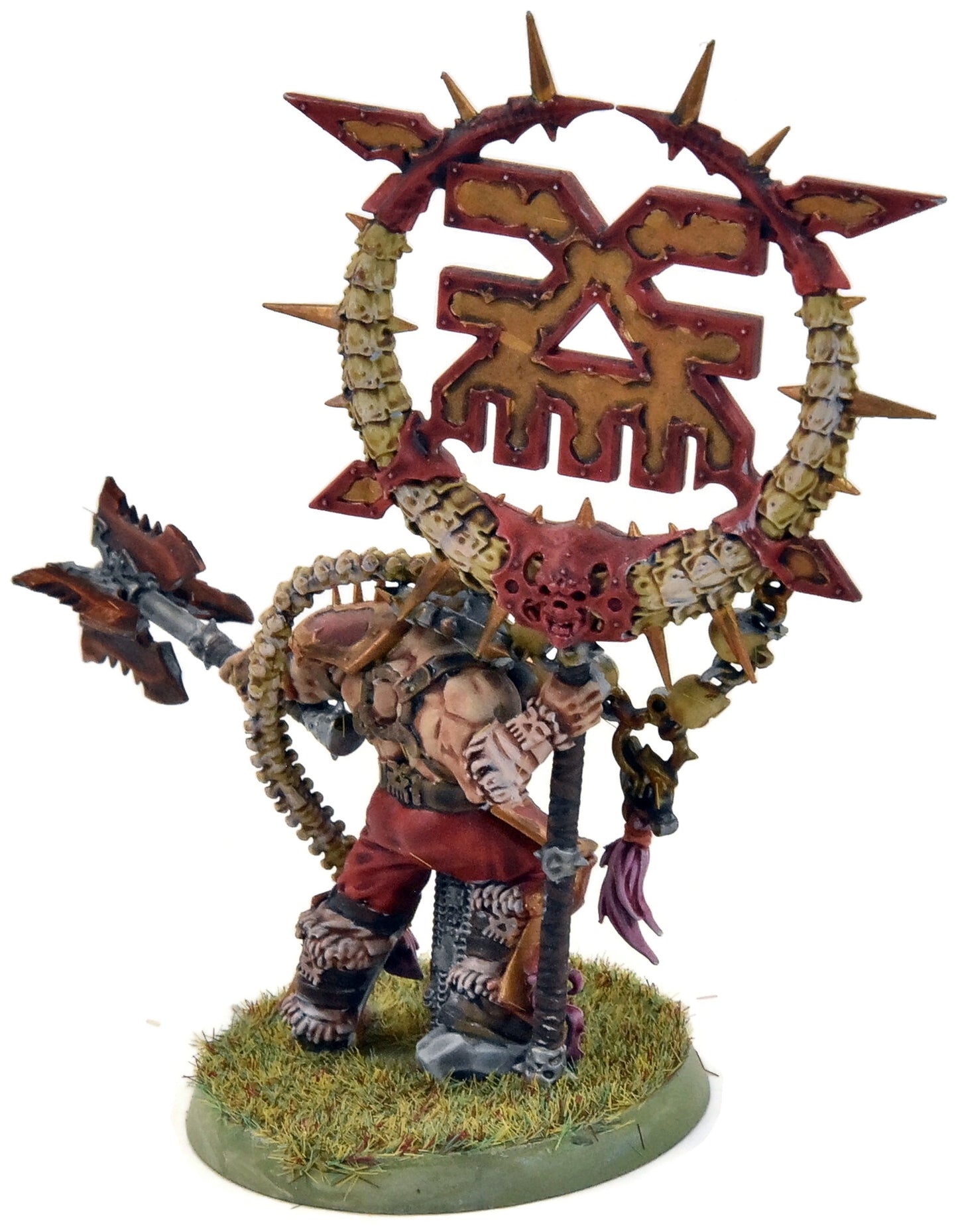 BLADES OF KHORNE Bloodsecrator #1 WELL PAINTED Sigmar 9783