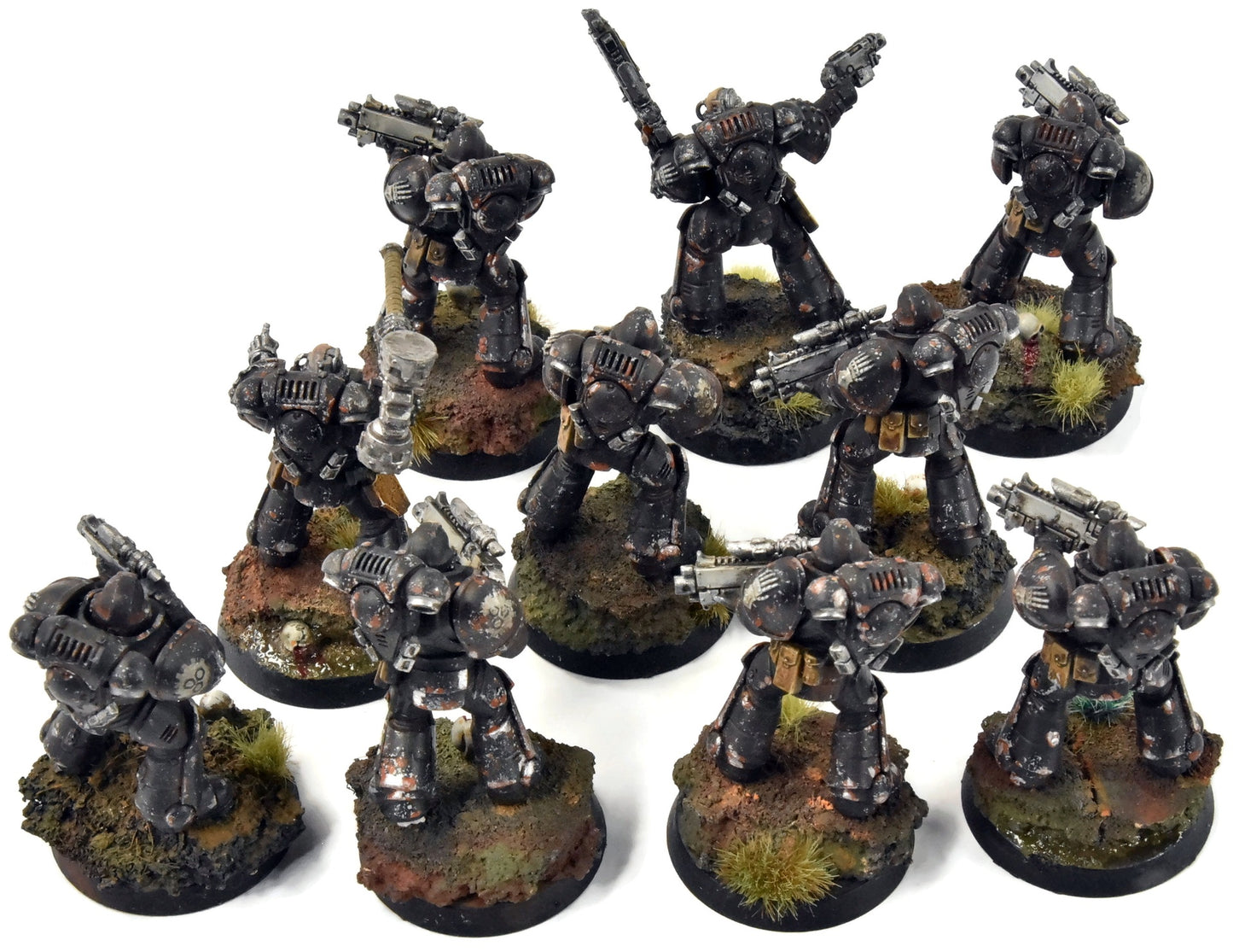 IRON HANDS 10 Intercessors #1 PRO PAINTED Warhammer 40K
