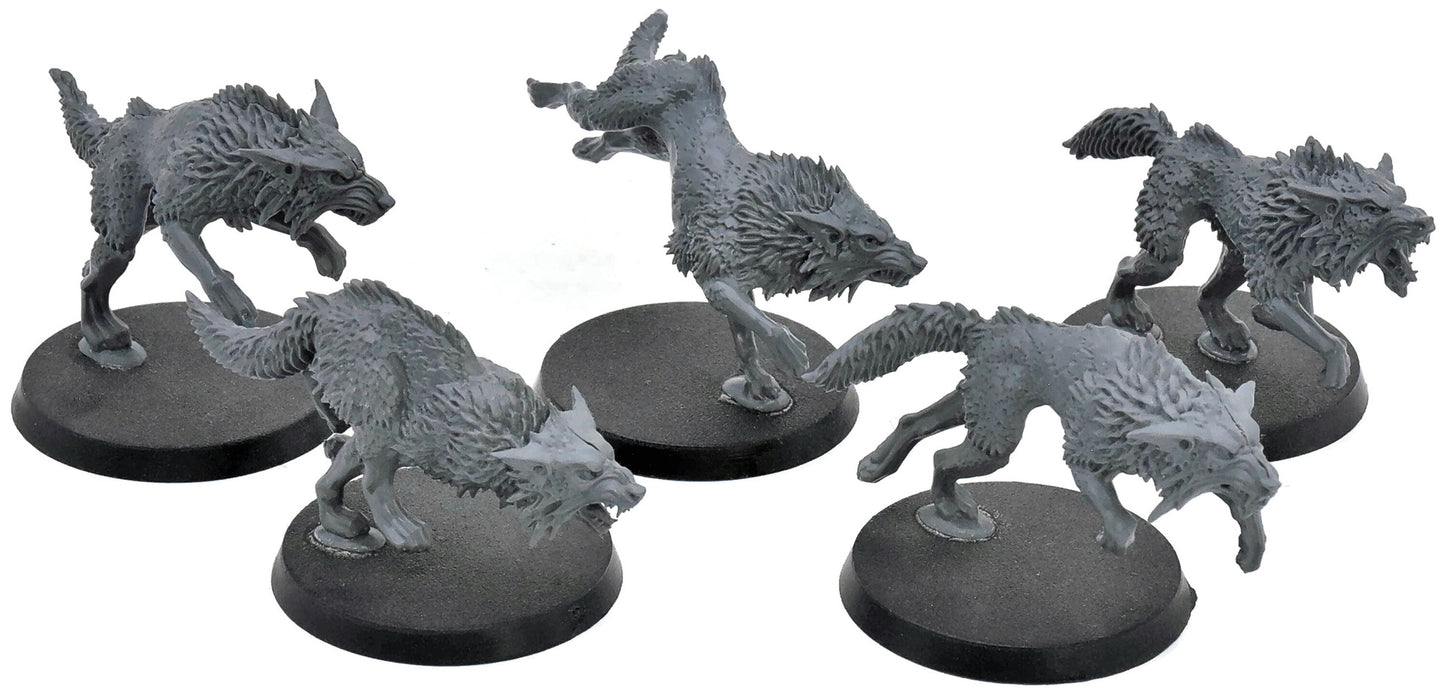 SPACE WOLVES 5 Fenrisian Wolves #8 Warhammer 40K