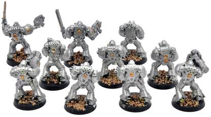 SPACE MARINES 10 Tactical marines #1 Warhammer 40K Heavy paint