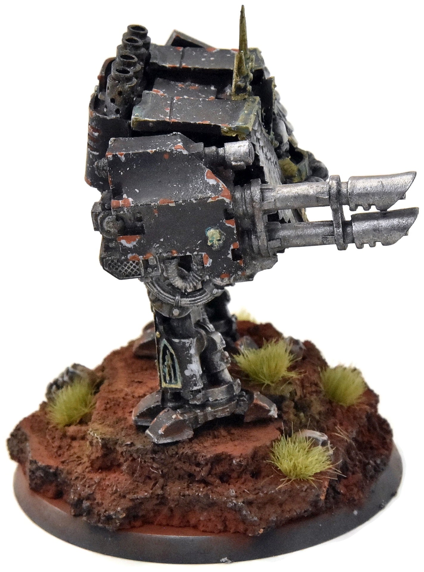 Dreadnought Chapelain des Space Marines n° 2, peint par un professionnel, Iron Hands 40K, Forge World