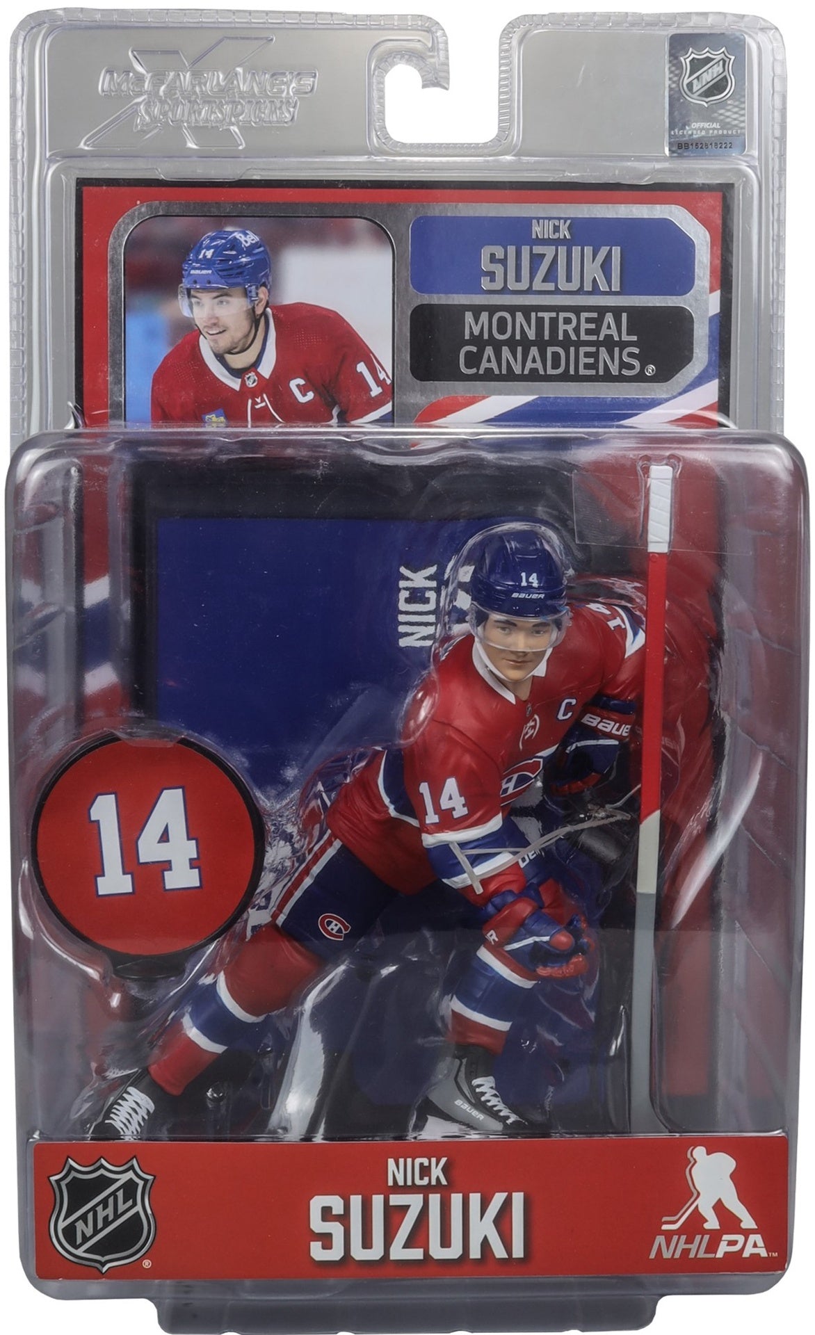 Mcfarlane Nhl Nick Suzuki - Montreal Canadiens