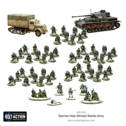 Bolt Action German Heer Winter Starter Army
