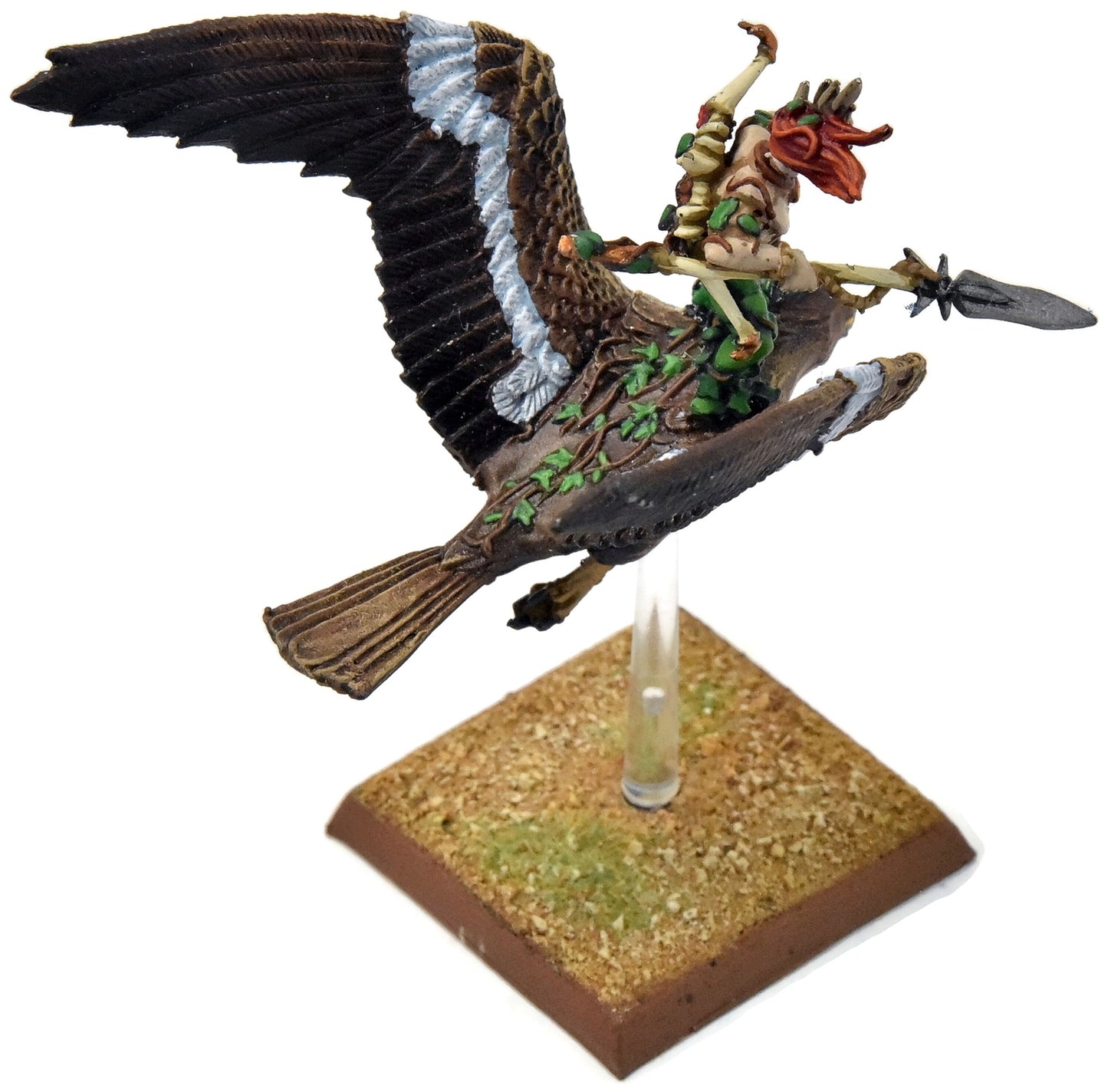 WOOD ELVES Warhawk Rider #3 PRO PAINTED METAL Fantasy