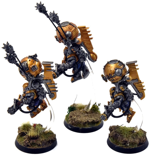 KHARADRON OVERLORDS 3 Skyriggers #4 WELL PAINTED Warhammer Sigmar